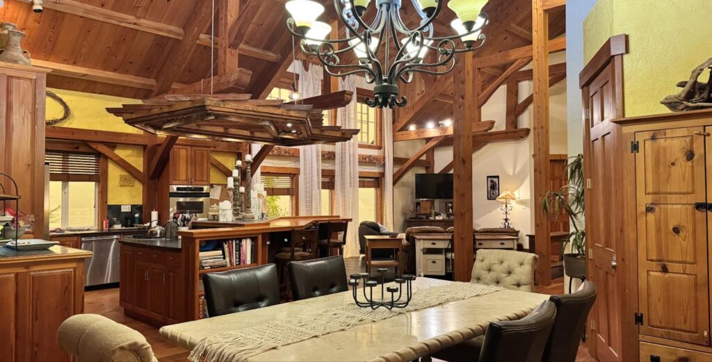 The dining room